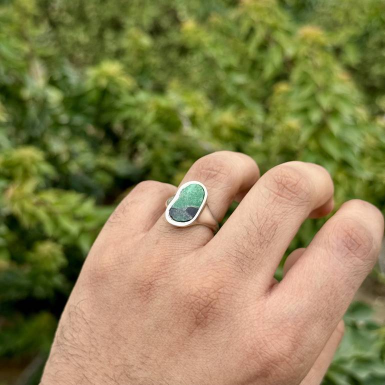 Green Turquoise Horizon Ring
