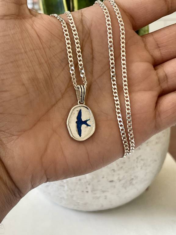 Blue Liberty Necklace