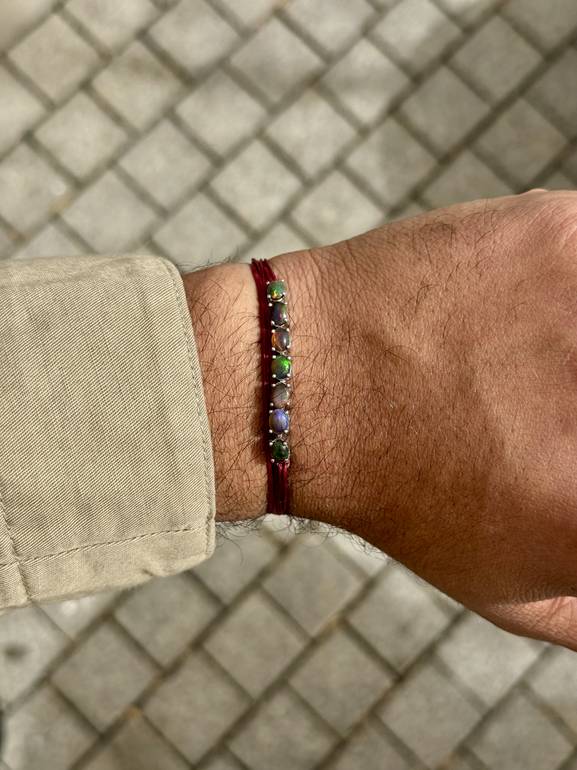 Opal Weave Bracelet 
