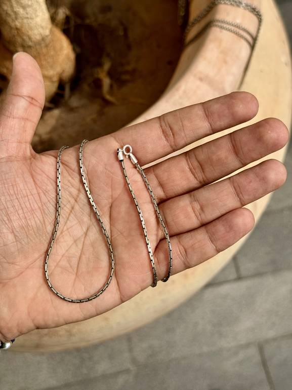 Silver Necklace 🌕