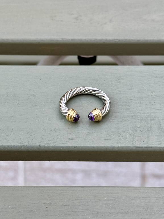Purple rope Ring