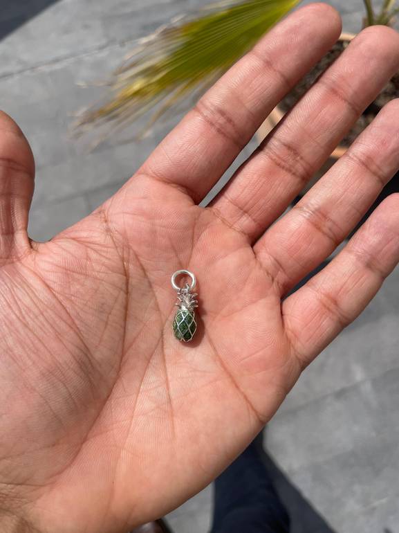 Green Pineapple Pendant