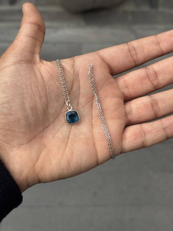 Blue Topaz Necklace 
