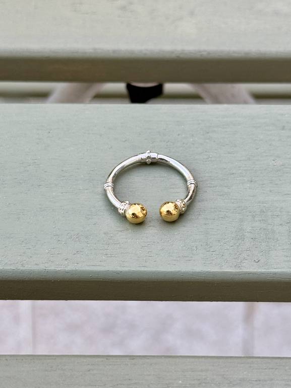 Golden Rope Ring