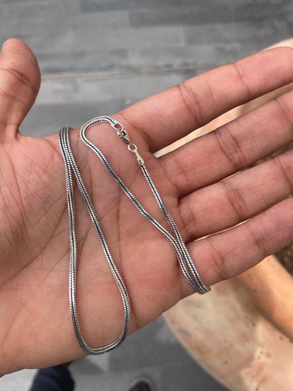 Silver chain 💫