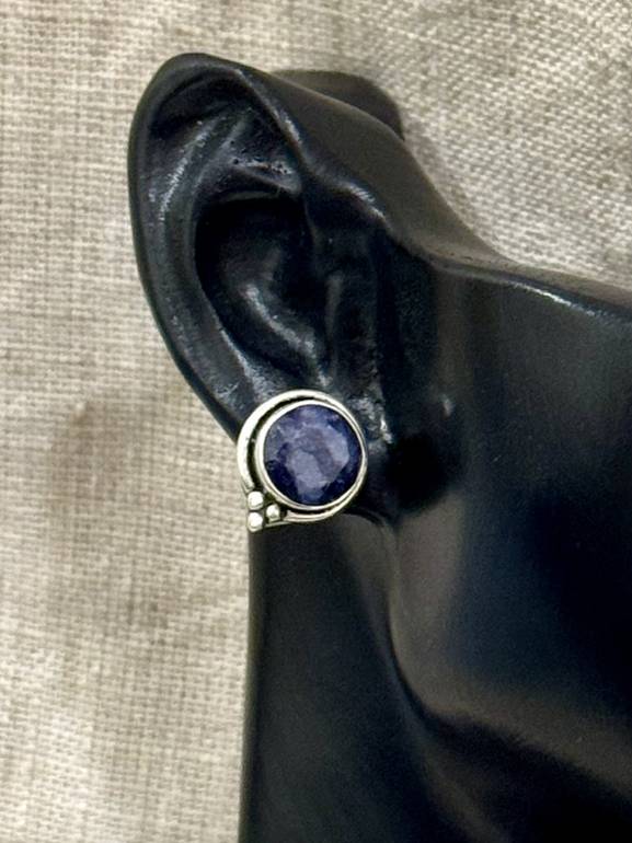 Blue Sapphire Earring