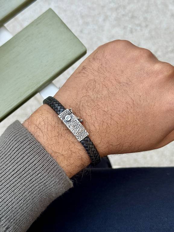 Leather & Light Bracelet