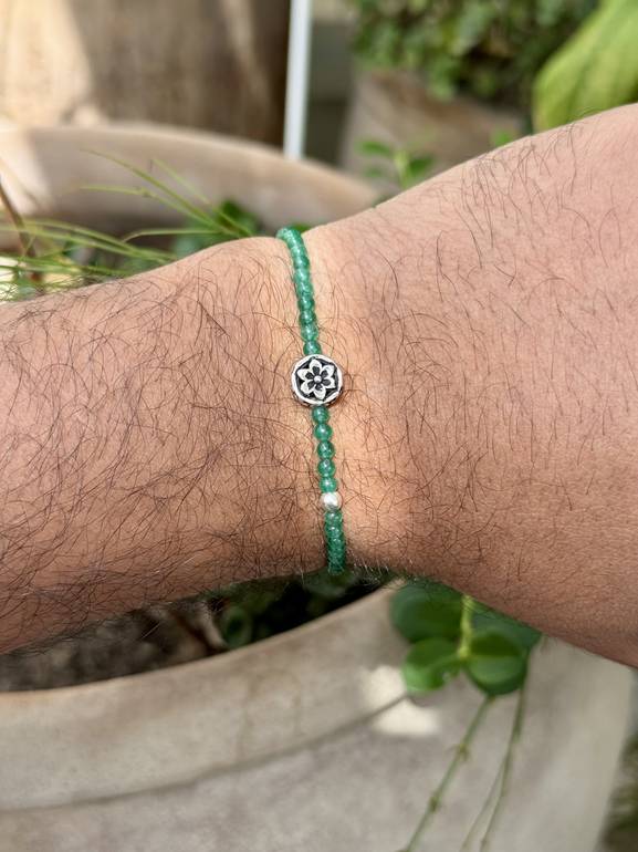 Flowering Green Bracelet
