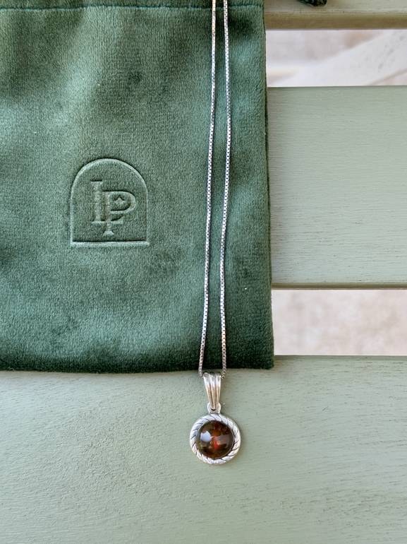 Rounded Opal Necklace 