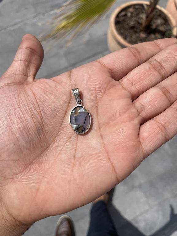 Natural Agate Pendant