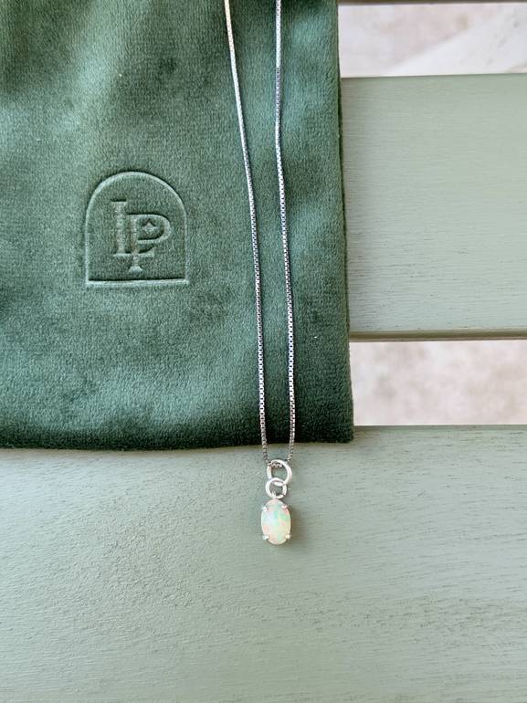 White Opal Necklace