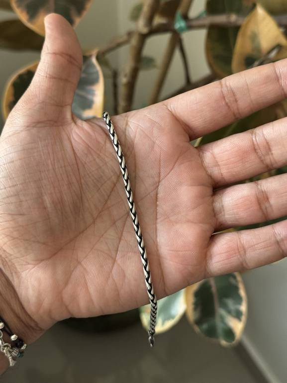 Silver Twist Bracelet