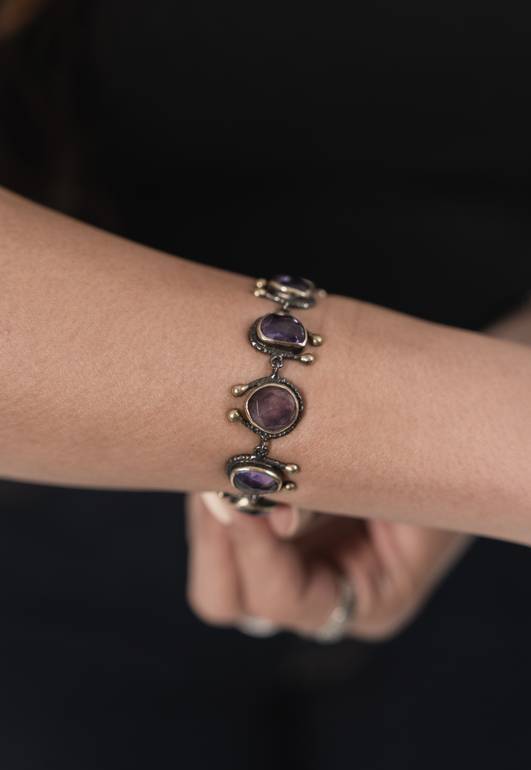 Vintage Amethyst Bracelet