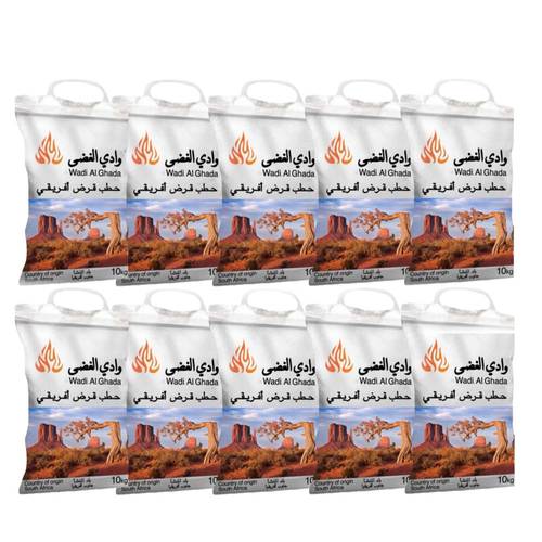 عرض خاص حطب قرض افريقي 10 اكياس 100 كيلو
