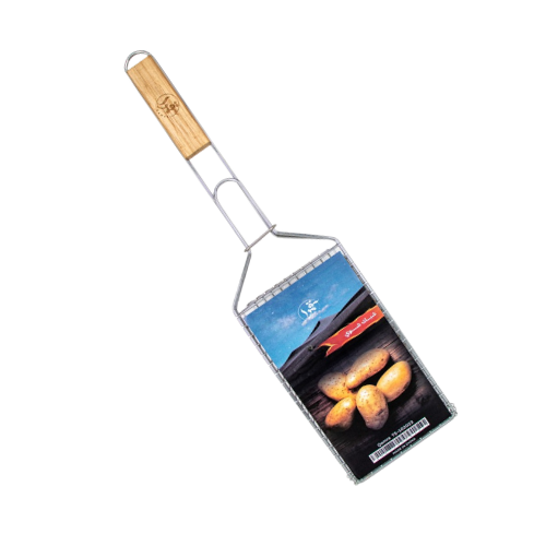 شبك شوي مجوف مقبض خشب TS-102023