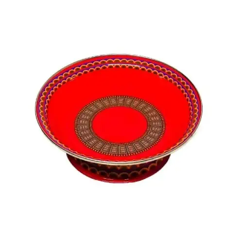 تبسي لتقديم الطعام تراثي أحمر كبير - 18-08010