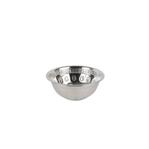 طاسة استيل هندي منقوش مقاس 18