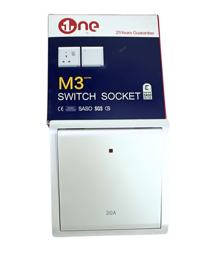 مفتاح سخان 20A  برلنت تصميم أنيق مودرن m3