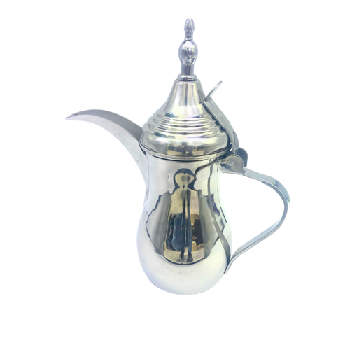 دلة رسلان بكستاني فضي وسط (1000مل)