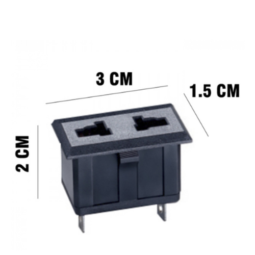 فيش طبلون ثنائي 220V