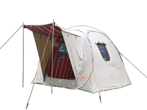 خيمة المكشات 3 * 3 خاص احمر مشجر ( جديد ) CMT-MEK011