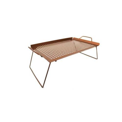 السنيدي حامل تنشيف اواني مقاس 18×30 سم بأرجل مصفطة برونزي