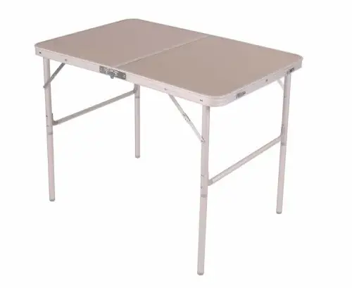 القاضي طاولة ألمنيوم قابلة للطي رمادي فاتح  90 x 70 x 60 xسم CMI-PIF046