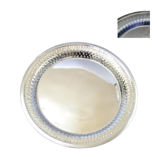 صحن  استيل دائري  مقاس 35 سم ND46763