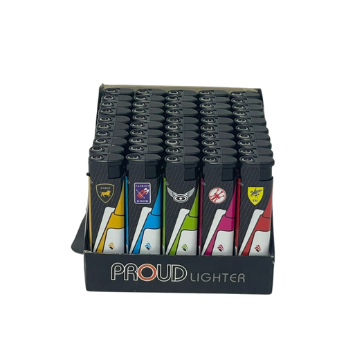 ولاعه ملون PROUD علبة 50 حبه