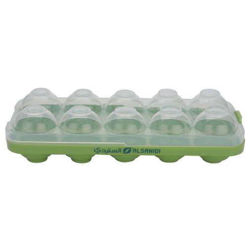 السنيدي حاوية طعام 26 × 10.5× 7 سم ابيض × اخضر