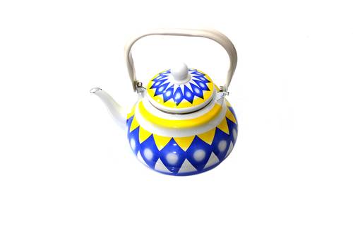 ابريق غضار ماس ازرق صغير 1.5 لتر