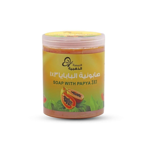 اللمسة الذهبية صابونية البابايا 3 في 1 - 700 جم