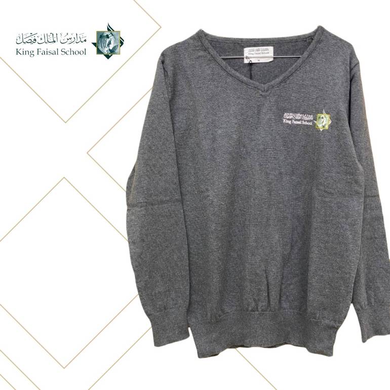  Sweater Vest Long Sleeve Grey