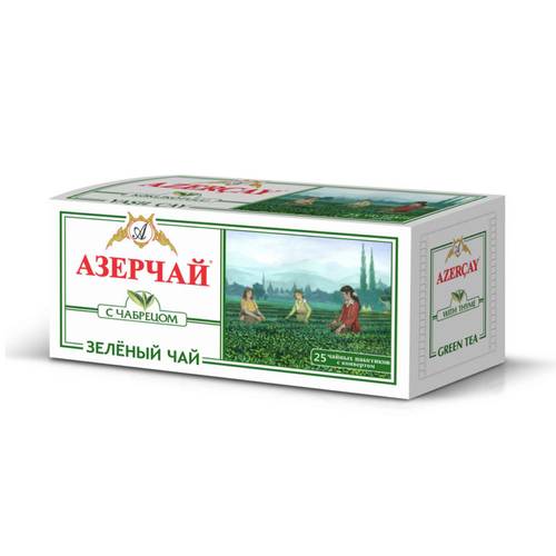 اذر شاي اخضر بالزعتر  ظروف 25 كيس