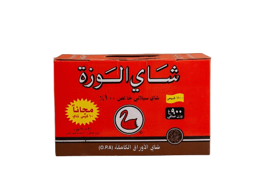 شاي الوزة اسود علبة كرتون OPA - ورقة كبيرة 900 جرام