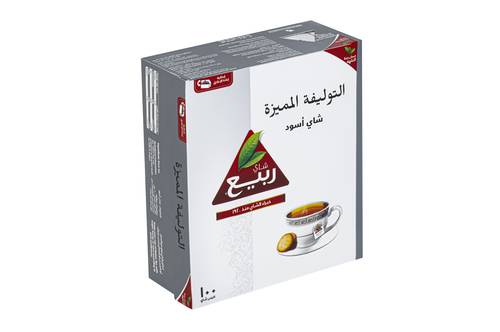 شاي ربيع اسود التوليفة المميزة ظروف  100 كيس