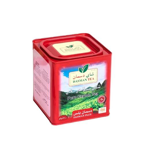 شاي دسمان اسود علبة معدنية - خشن 300 جرام