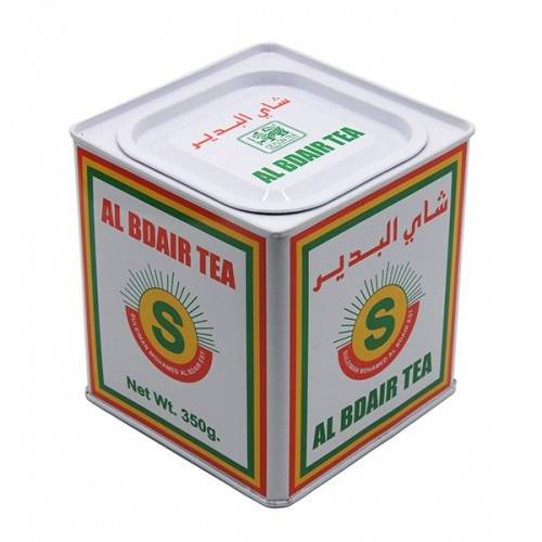 شاي البدير اسود علبة معدنية - خشن 350 جرام