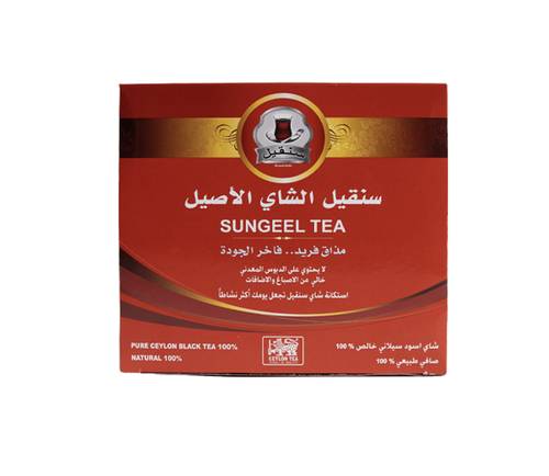 شاي سنقيل اسود ظروف 100 كيس