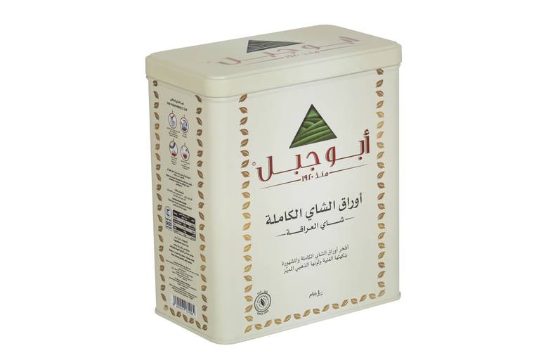 شاي أبوجبل اسود علبة معدنية - ورقة طويلة 400 جرام