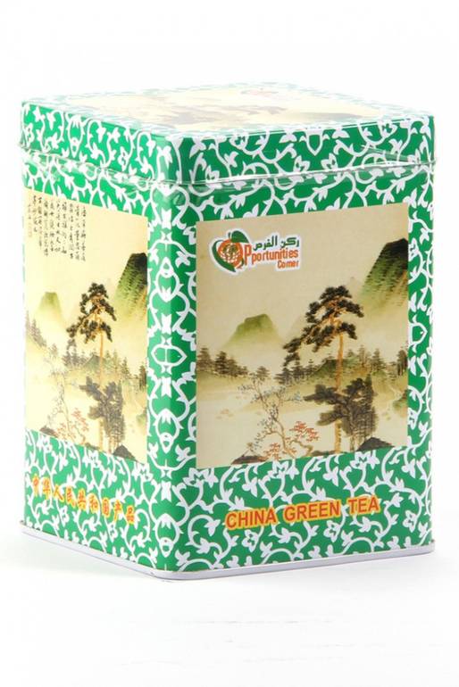 شاي زافراني اخضر علبة معدنية - خشن 300 جرام