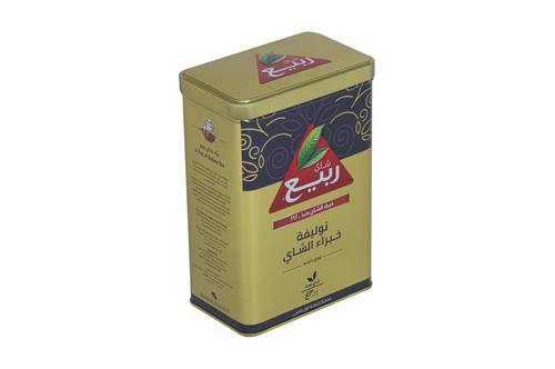 شاي ربيع اسود الأوراق الكاملة توليفة خبراء الشاي علبة معدنية - ورقة كاملة 300 جرام