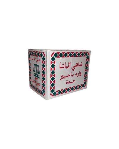 شاي الباشا وارد باجبير اسود علبة كرتون - خشن 1200 جرام