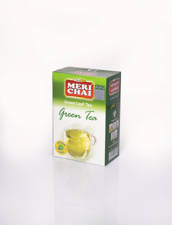 شاي ميري اخضر علبة كرتون - خشن 100 جرام