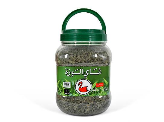 شاي الوزة اخضر علبة بلاستك - خشن 1 كيلو