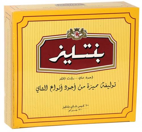 شاي بنتليز اسود ظروف 100+100 كيس