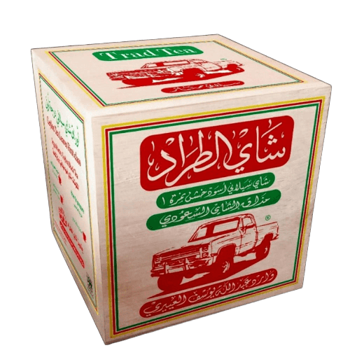 شاي الطراد اسود علبة خشب - خشن 250 جرام