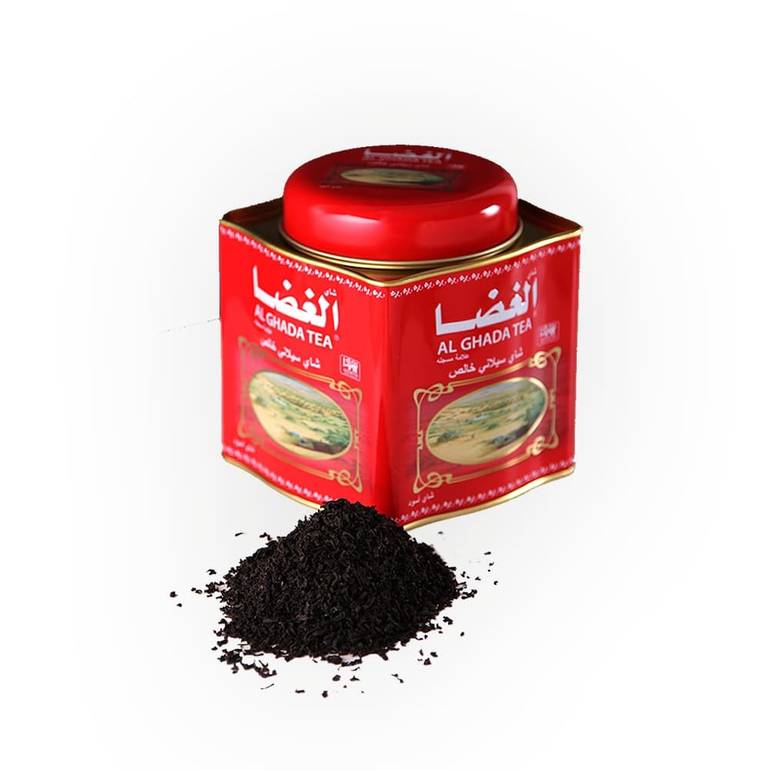 شاي الغضا اسود الغضا احمر علبة معدنية - خشن 235 جرام