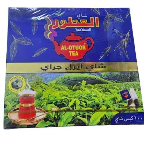 شاي العطور اسود ايرل جري ظروف 100 كيس
