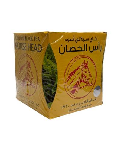 شاي راس حصان اسود علبة كرتون - ورقة كبيرة 400 جرام